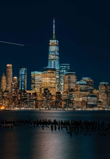New York USA Night City