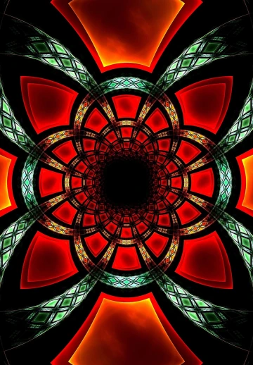 Red & Black Fractal
