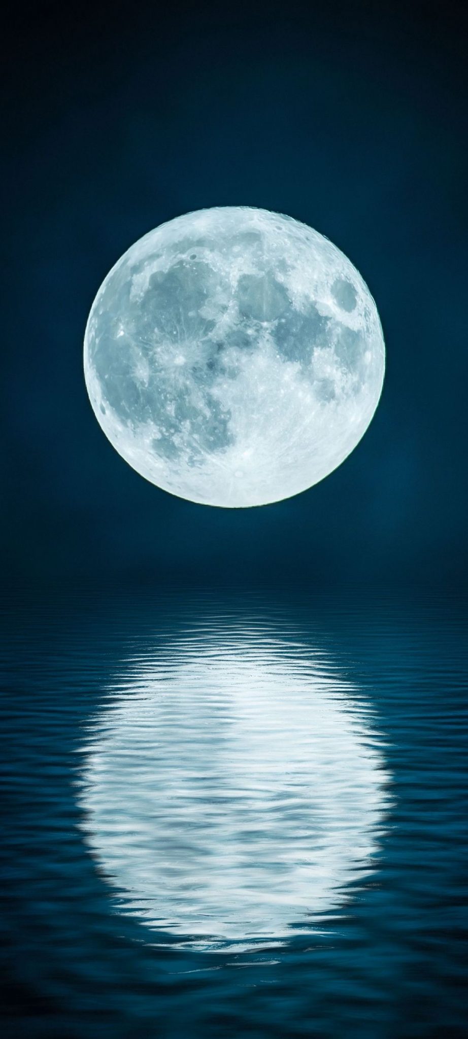 moon and reflection images