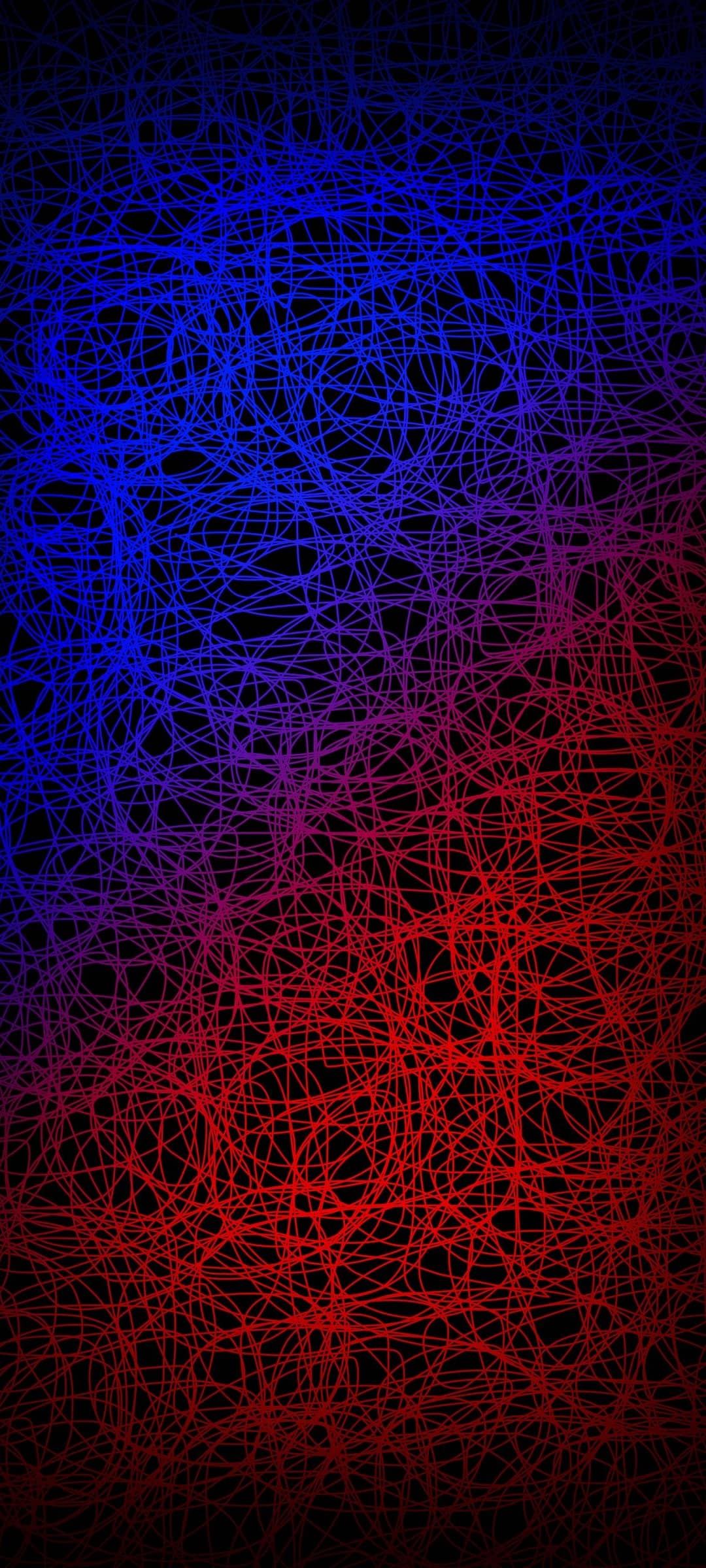 Black and Blue Abstract Phone Wallpaper