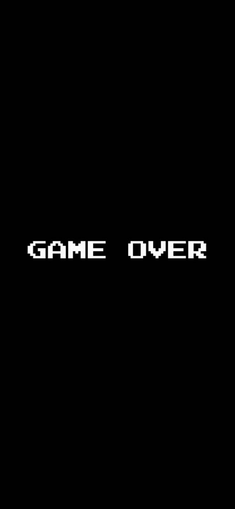 Game Over Wallpaper - 886x1920