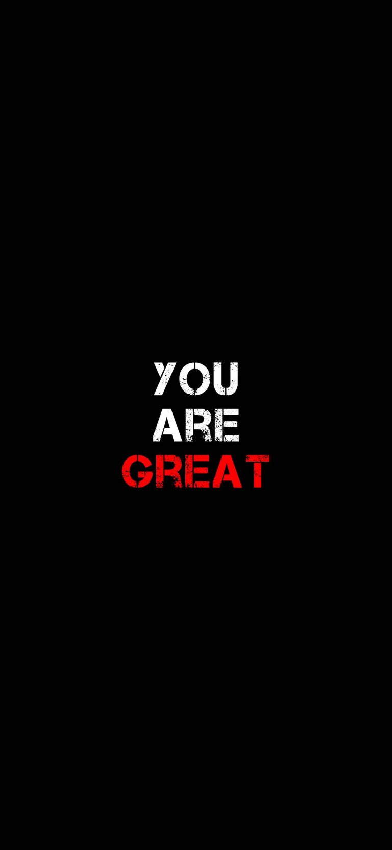 You Are Great - Motivational Wallpaper