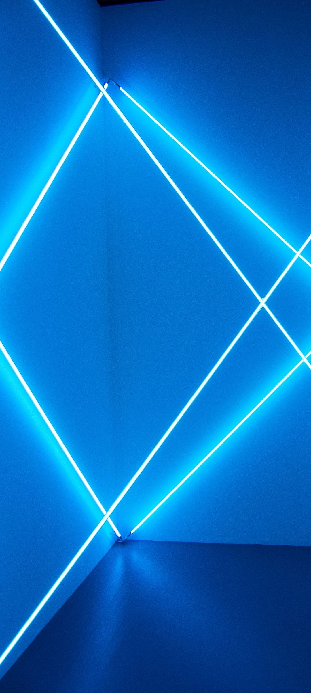 Download Neon Blue Wallpaper Background