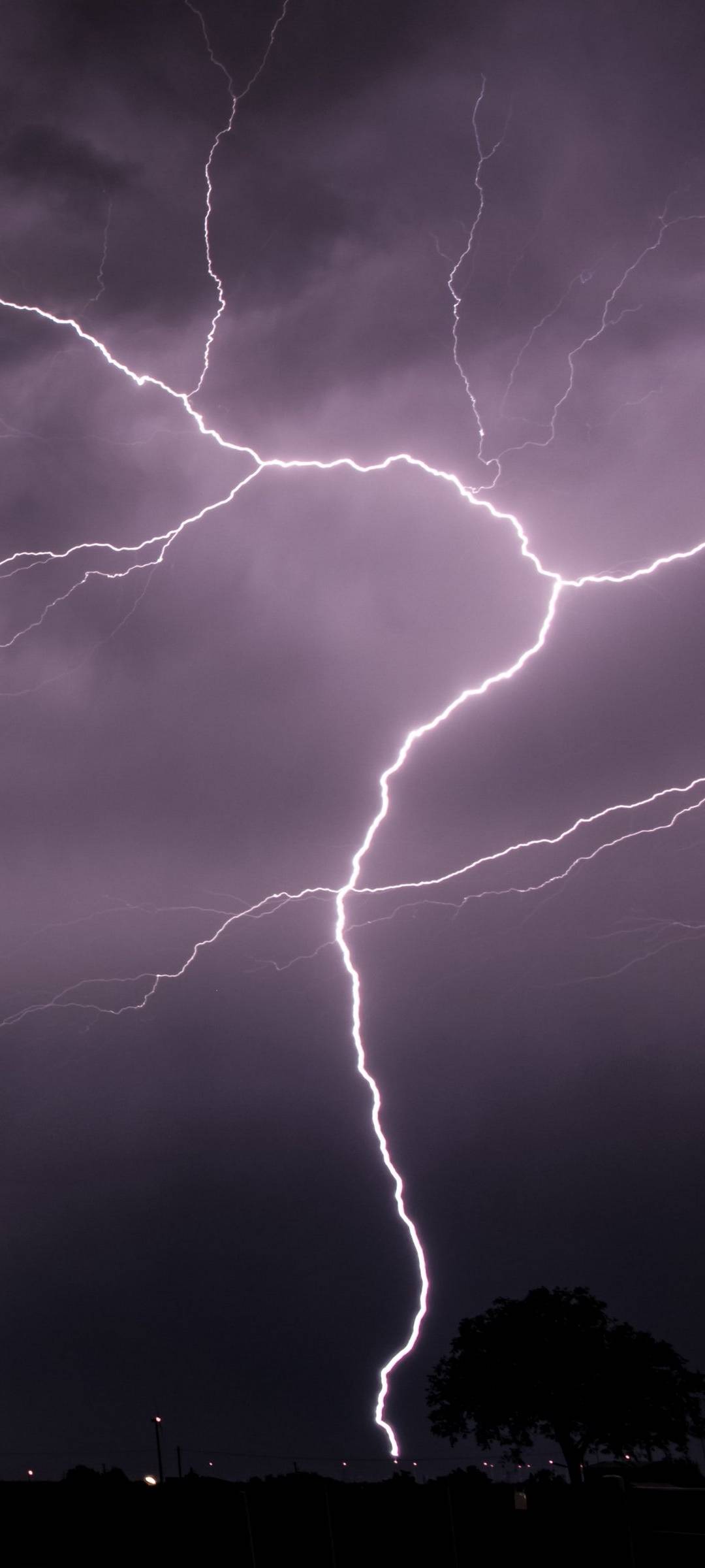 IPhone lightning storm palm sky HD phone wallpaper  Pxfuel