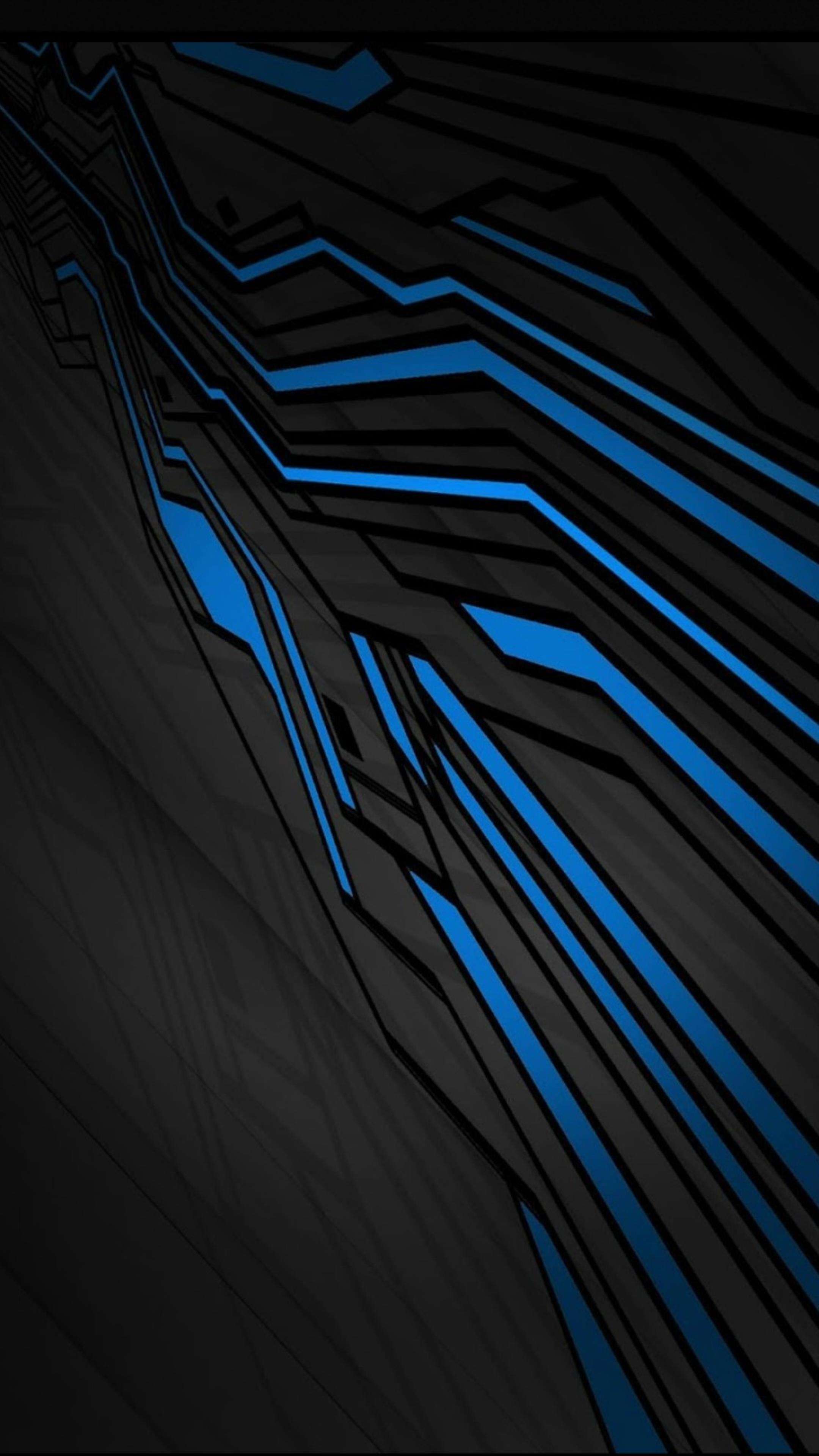 black and blue wallpaper 3d