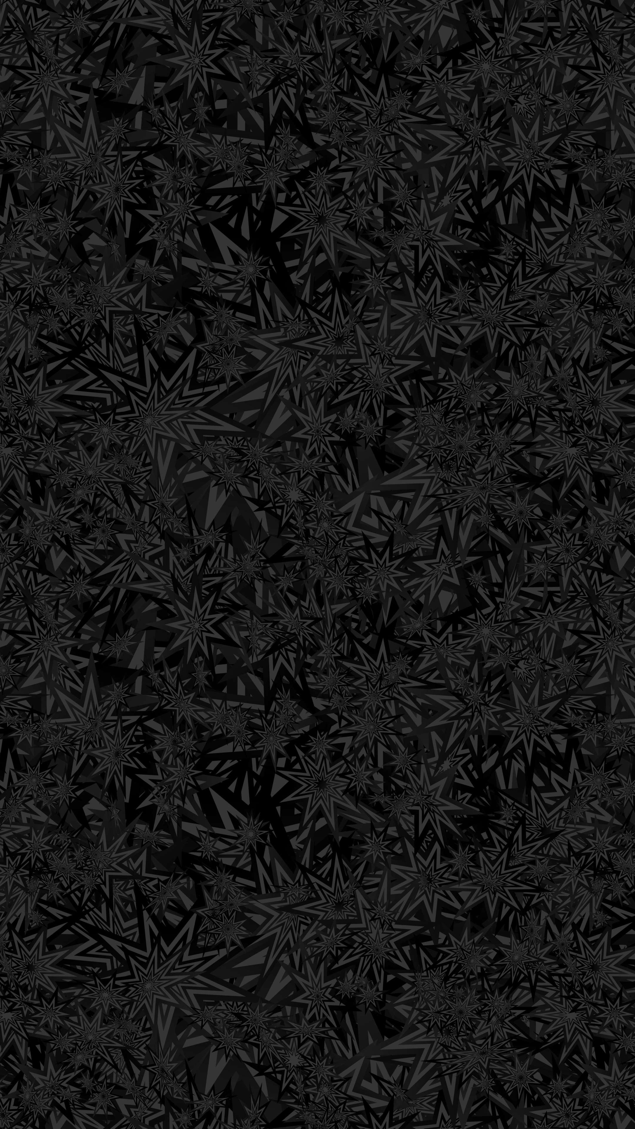 Black Flowers 4K Phone Wallpaper