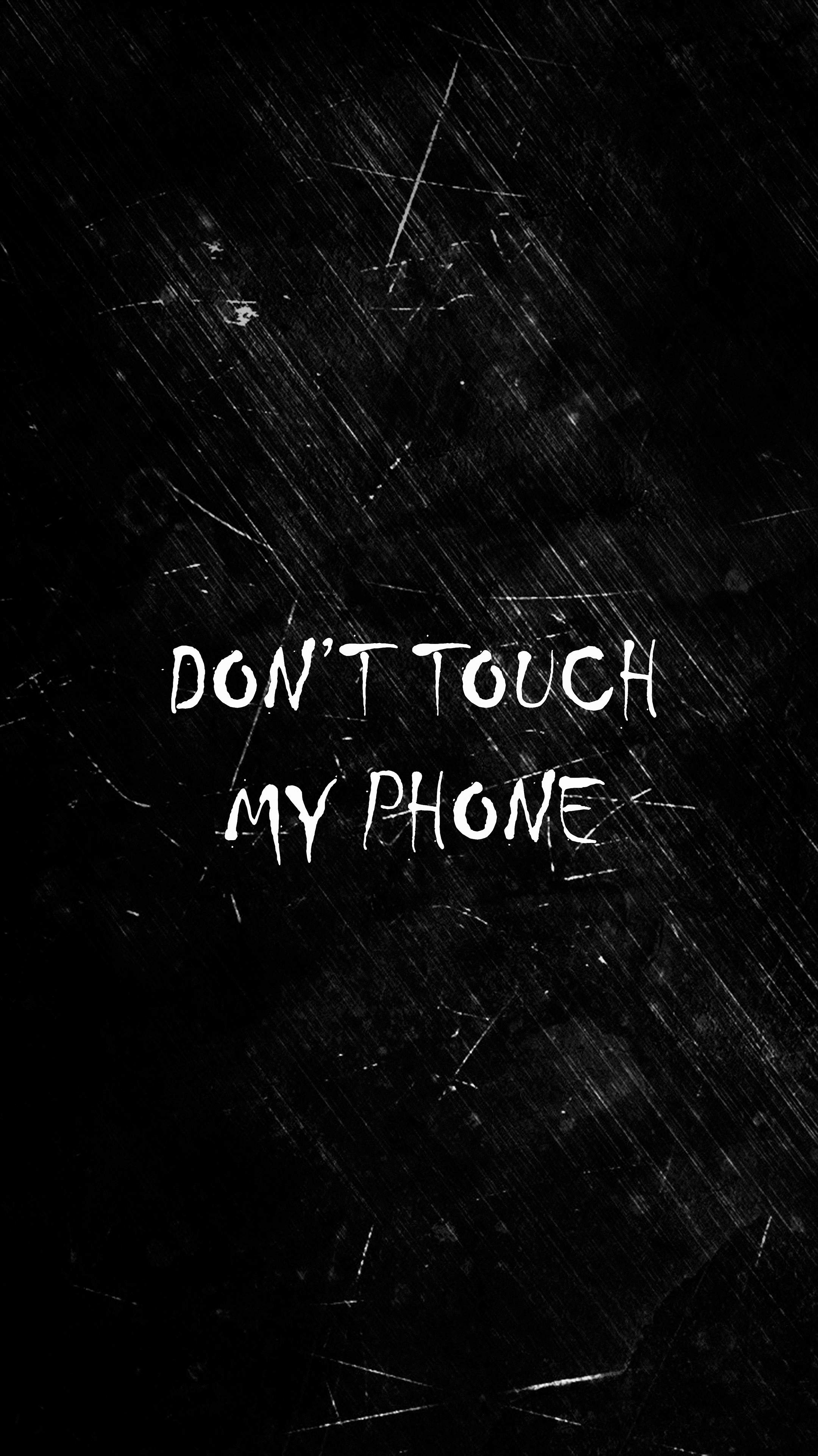 Amoled text Don't touch my phone