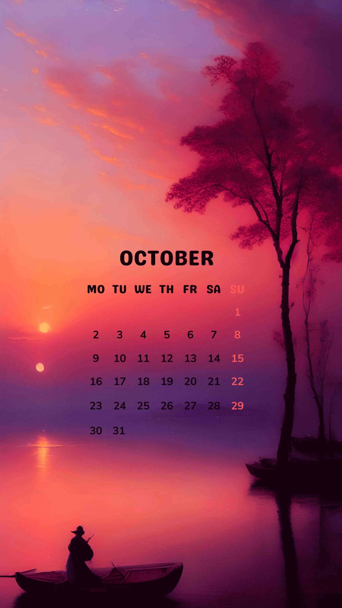 October 2023 Calendar Wallpapers HD