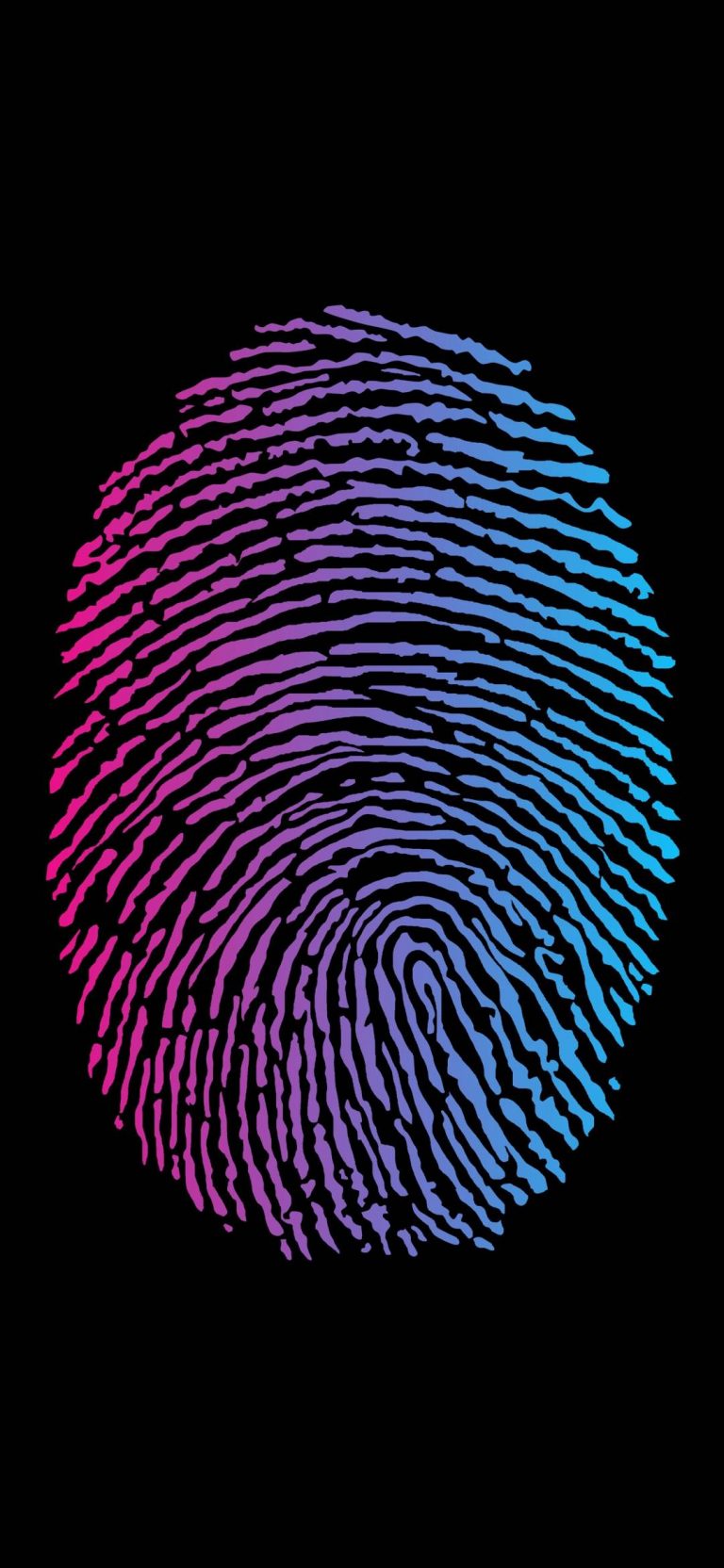 Big Fingerprint Lock Screen Wallpaper