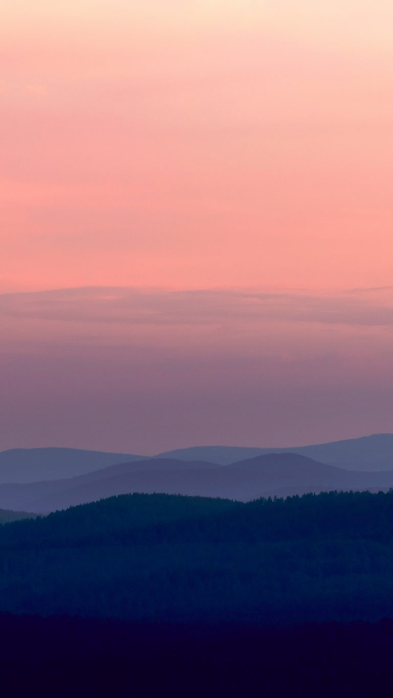 Mountains Sunset Fog Wallpaper 1080x1920